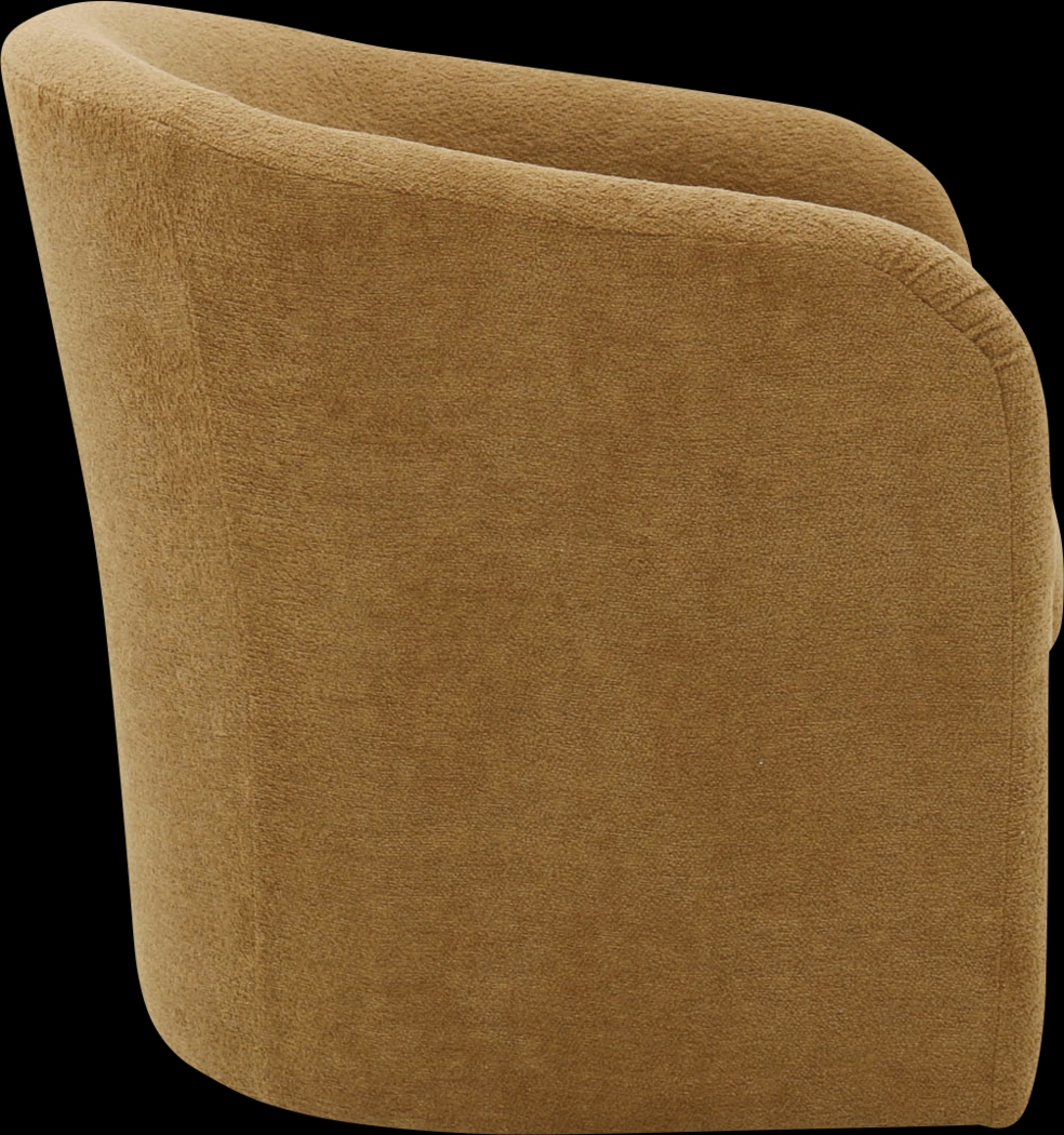 Emsabit I Orange Swivel Accent Chair - Thumbnail - Image 4