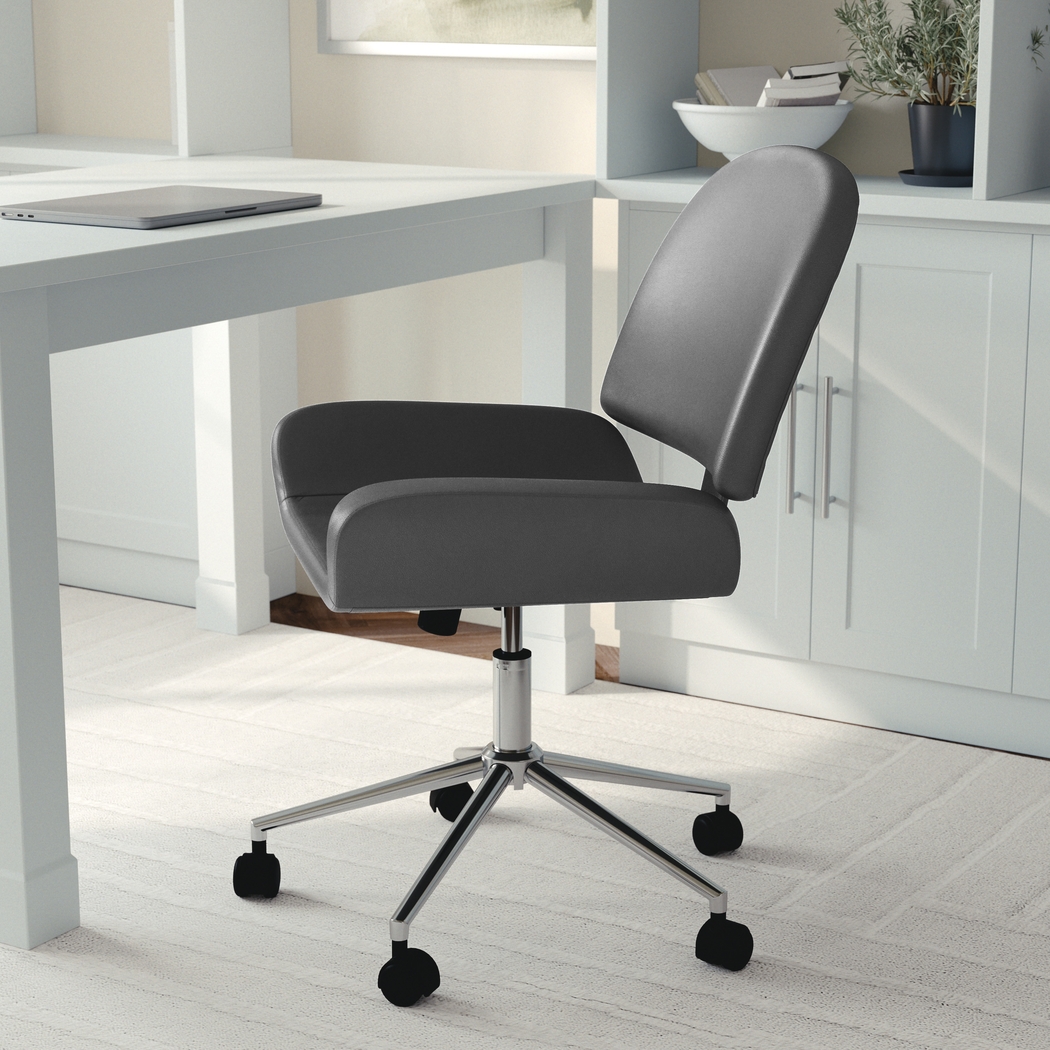Emshoff Gray Office Chair - Thumbnail - Image 4