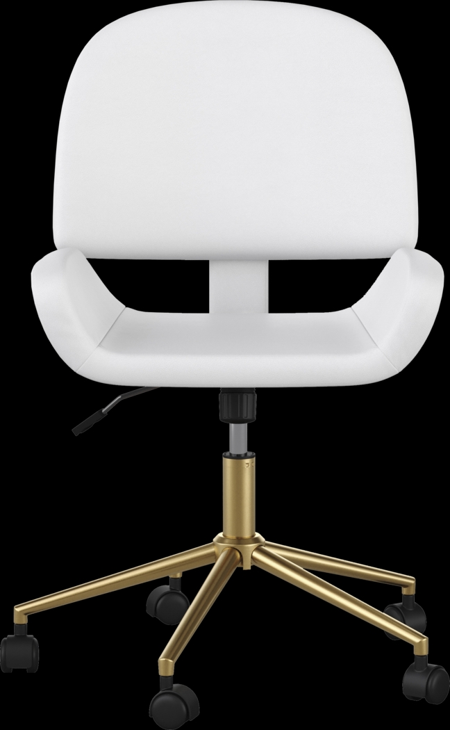 Emshoff White Office Chair - Thumbnail - Image 6