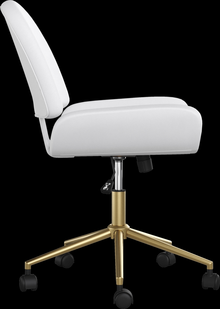 Emshoff White Office Chair - Thumbnail - Image 7