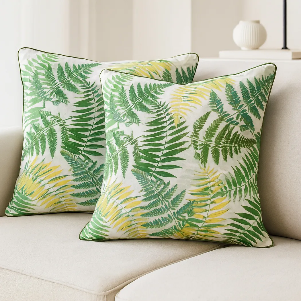 Emsly Green Pillow, Set of 2 - Thumbnail - Image 2