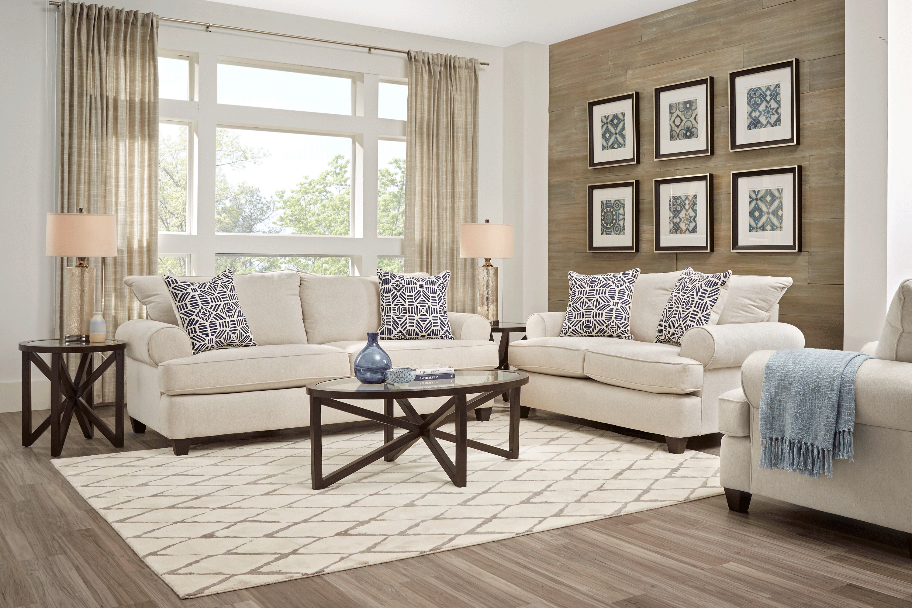 Emsworth Beige 5 Pc Living Room - Thumbnail - Image 1