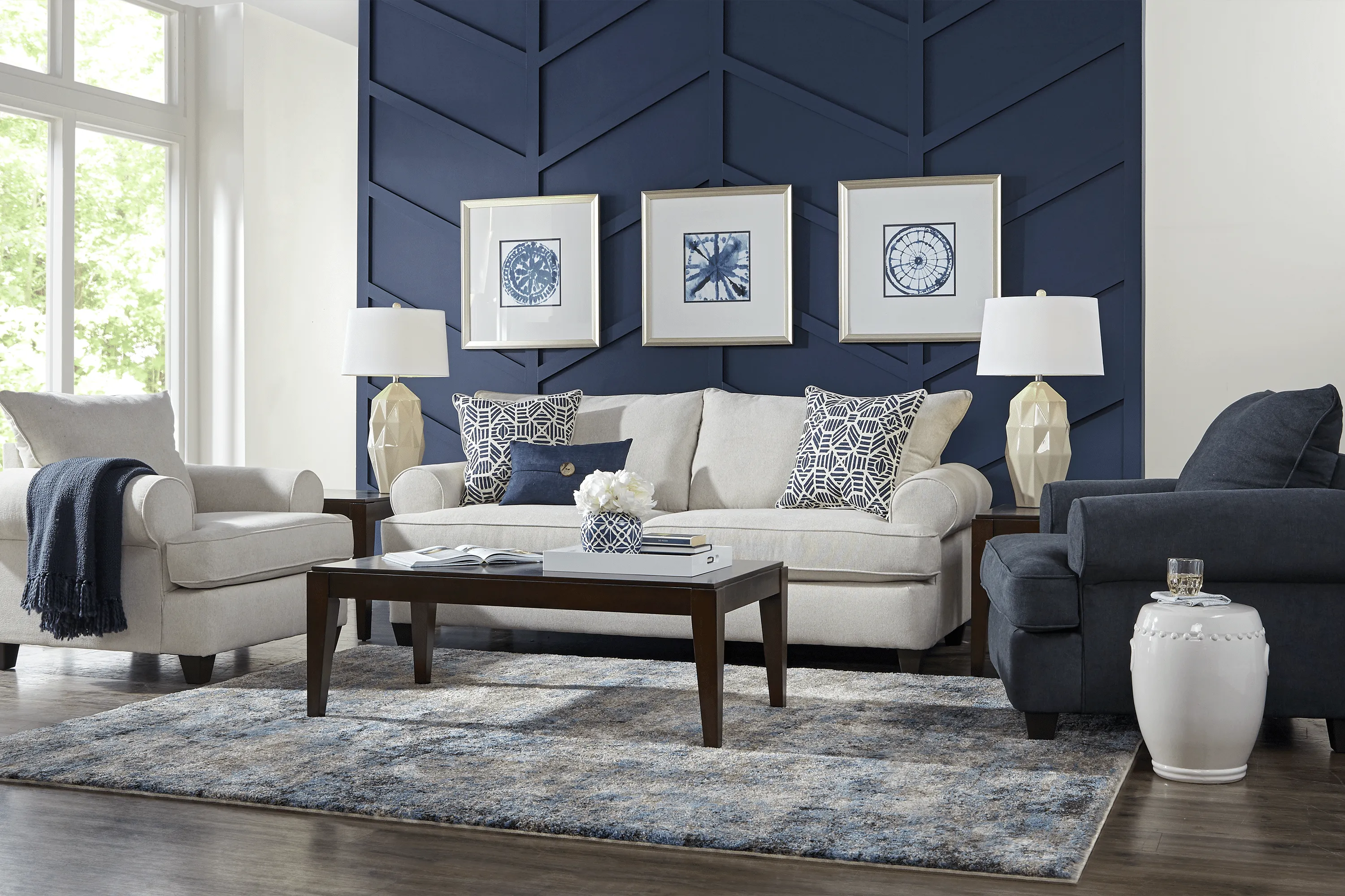 Emsworth Beige 5 Pc Living Room - Thumbnail - Image 1