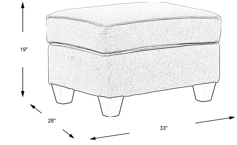 Dimension Image. Please refer to the Dimension Tab on this page for dimension details.