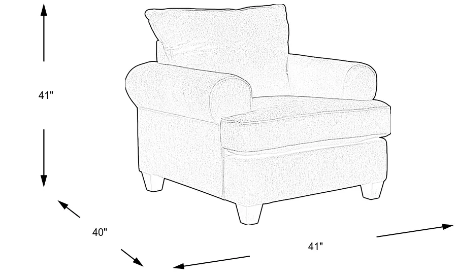 Dimension Image. Please refer to the Dimension Tab on this page for dimension details.