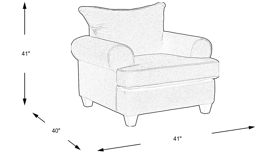 Dimension Image. Please refer to the Dimension Tab on this page for dimension details.