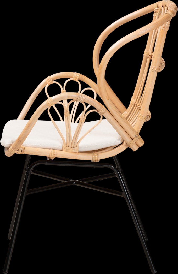 Enadia Brown Arm Chair - Thumbnail - Image 4