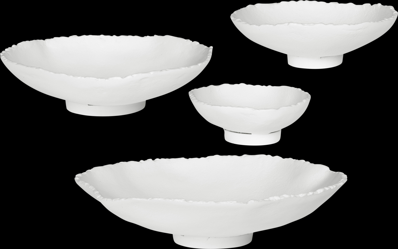 Encas White Wall Decor, Set of 3 - Thumbnail - Image 3