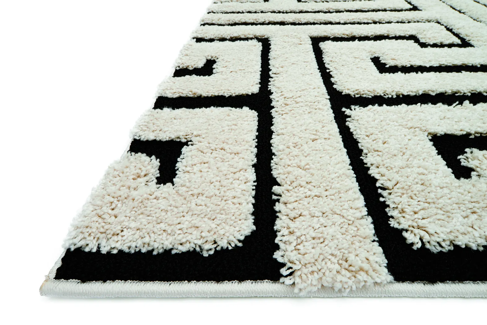 Enchant Greek Key Ivory 7'7 x 10'6 Rug - Thumbnail - Image 2
