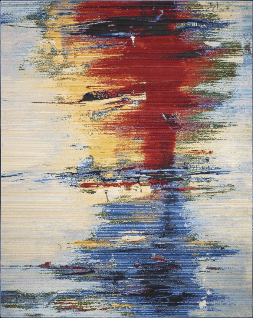 Encino Crimson 5'6 x 8' Rug - Thumbnail - Image 1