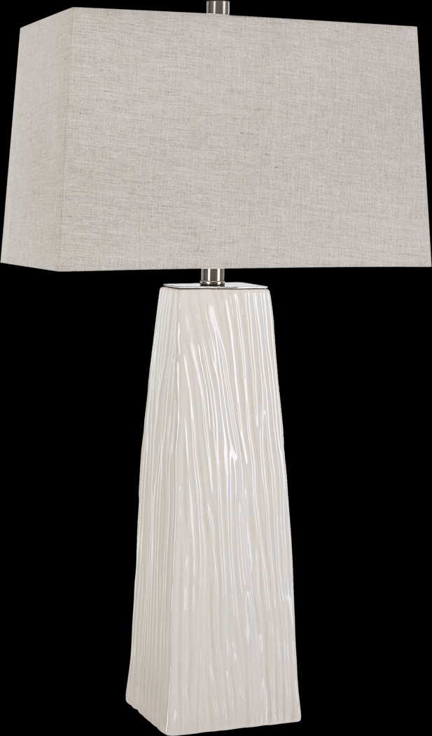 Enclave Court White Table Lamp - Thumbnail - Image 1
