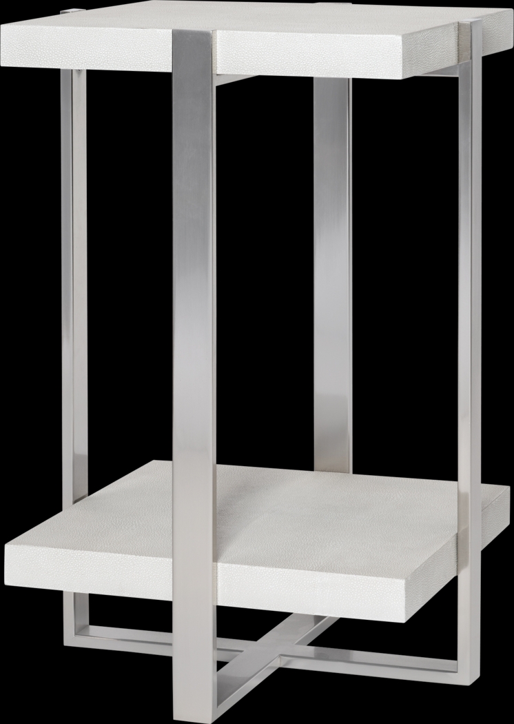 Enconte White Accent Table - Thumbnail - Image 1