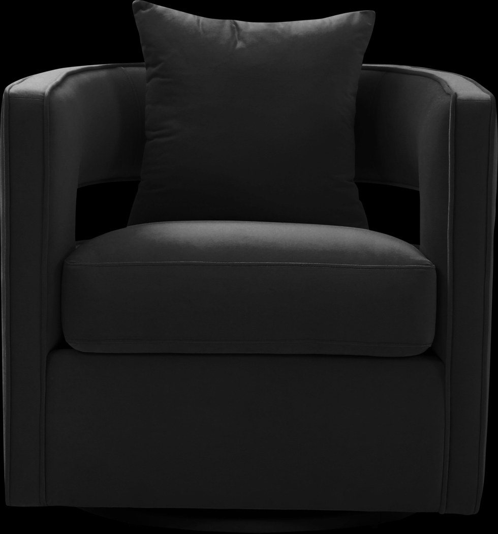 Endalyn Black Accent Chair - Thumbnail - Image 3