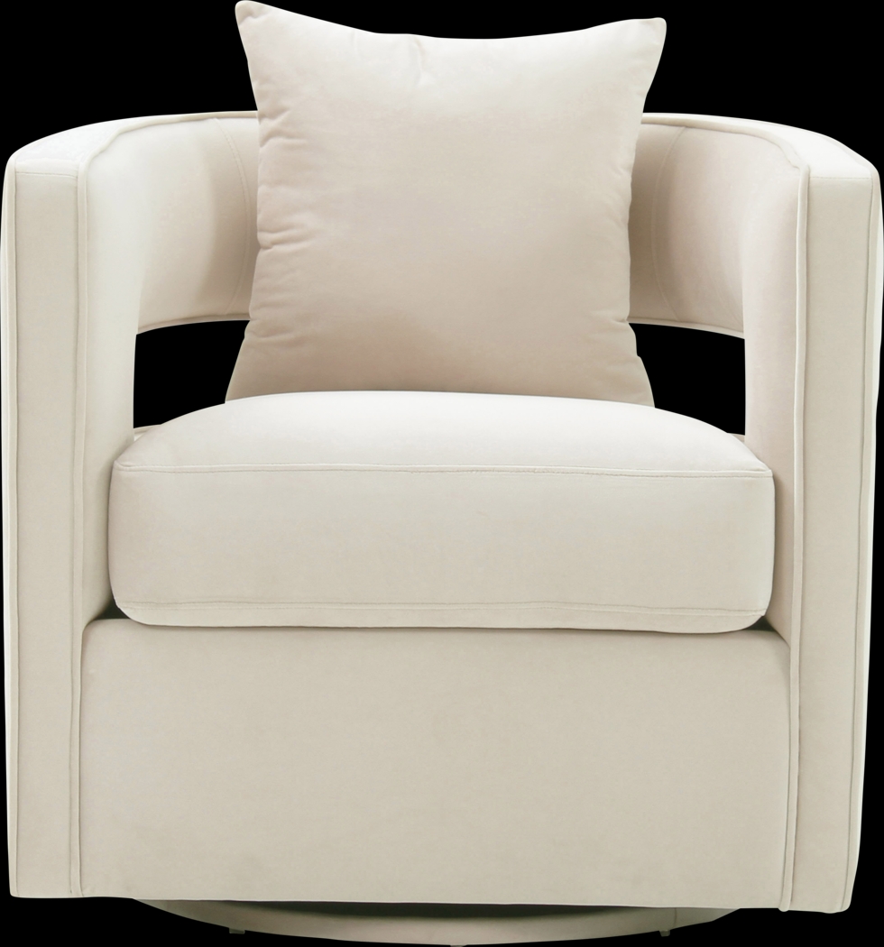 Endalyn Cream Accent Chair - Thumbnail - Image 2