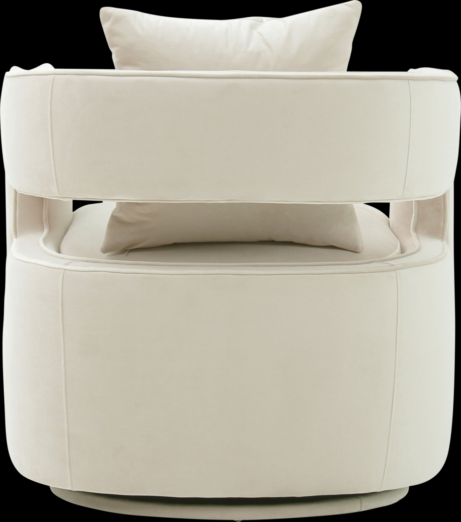 Endalyn Cream Accent Chair - Thumbnail - Image 3