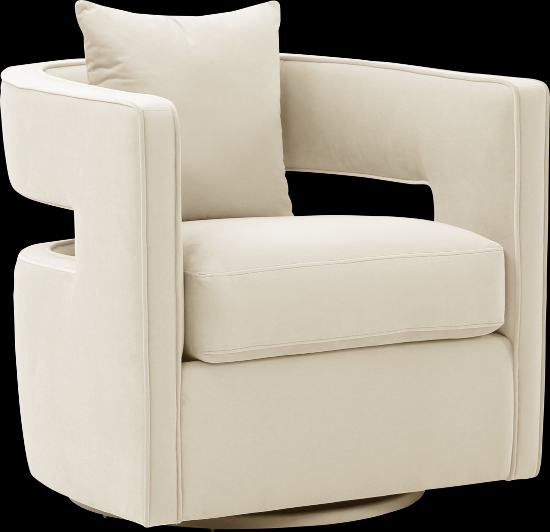 Endalyn Cream Accent Chair - Thumbnail - Image 1