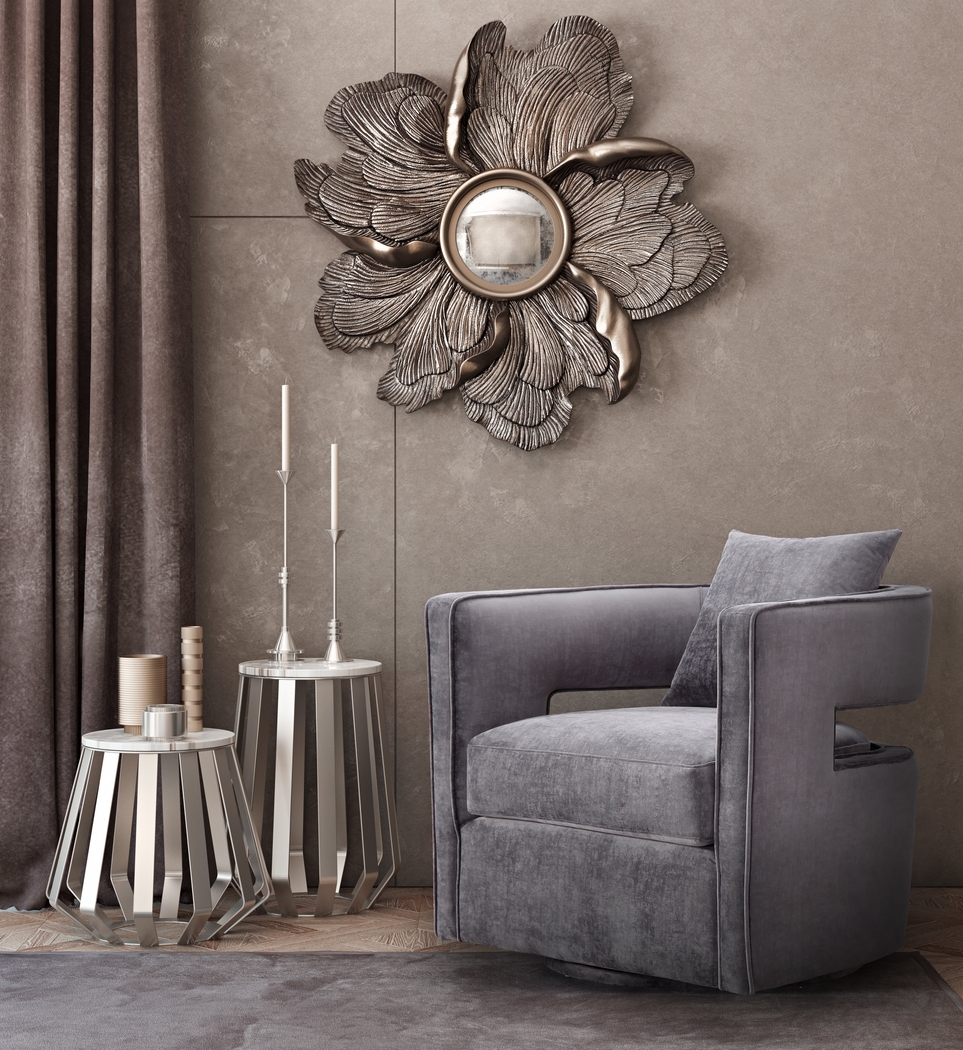 Endalyn Gray Accent Chair - Thumbnail - Image 8