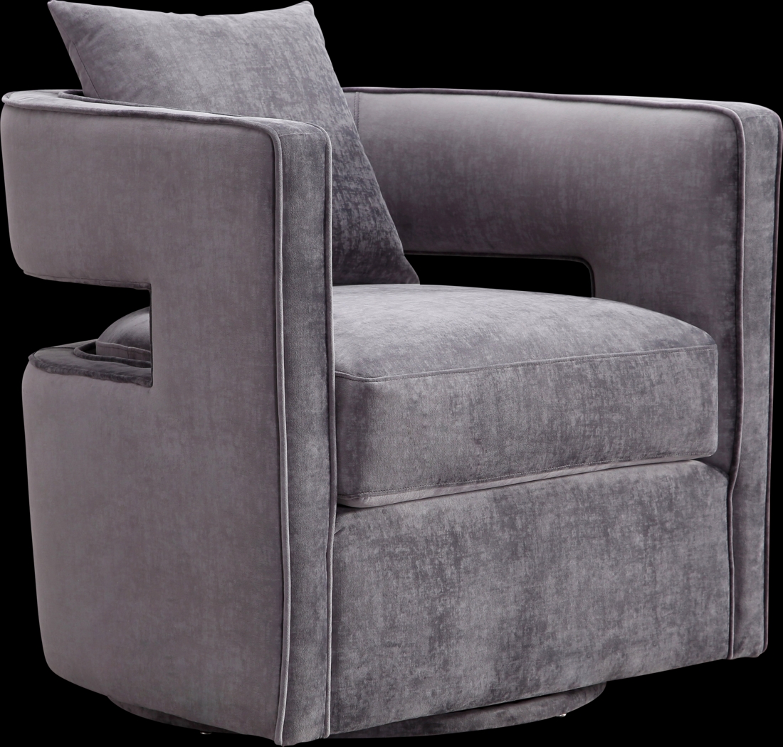 Endalyn Gray Accent Chair - Thumbnail - Image 1