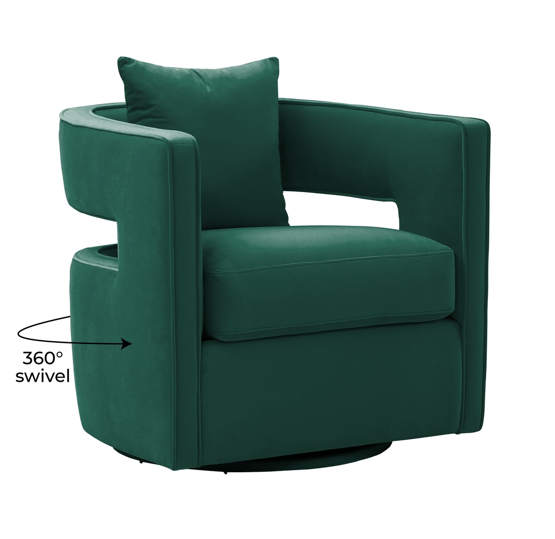 Endalyn Green Accent Chair - Thumbnail - Image 5