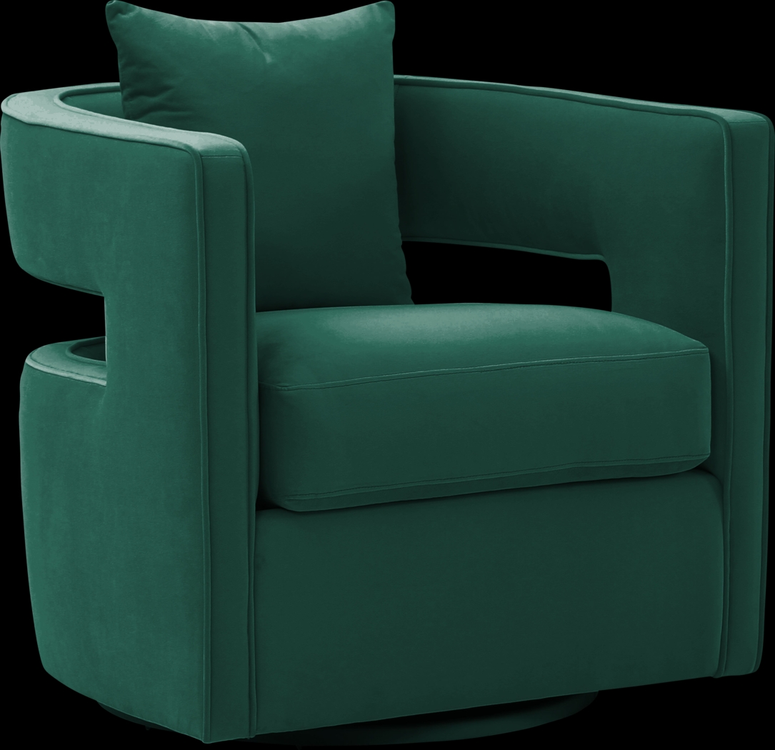 Endalyn Green Accent Chair - Thumbnail - Image 1