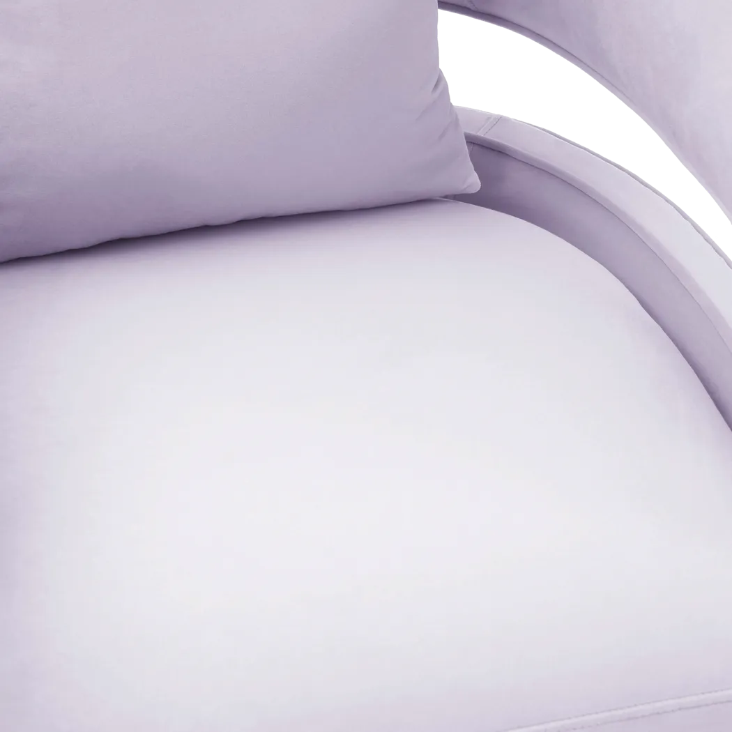 Endalyn Lavender Swivel Accent Chair - Thumbnail - Image 5