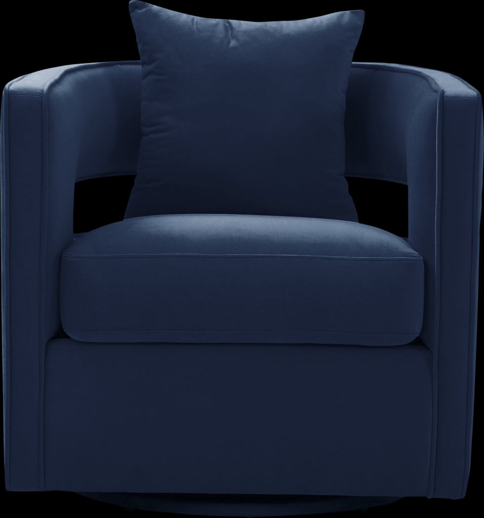 Endalyn Navy Accent Chair - Thumbnail - Image 3