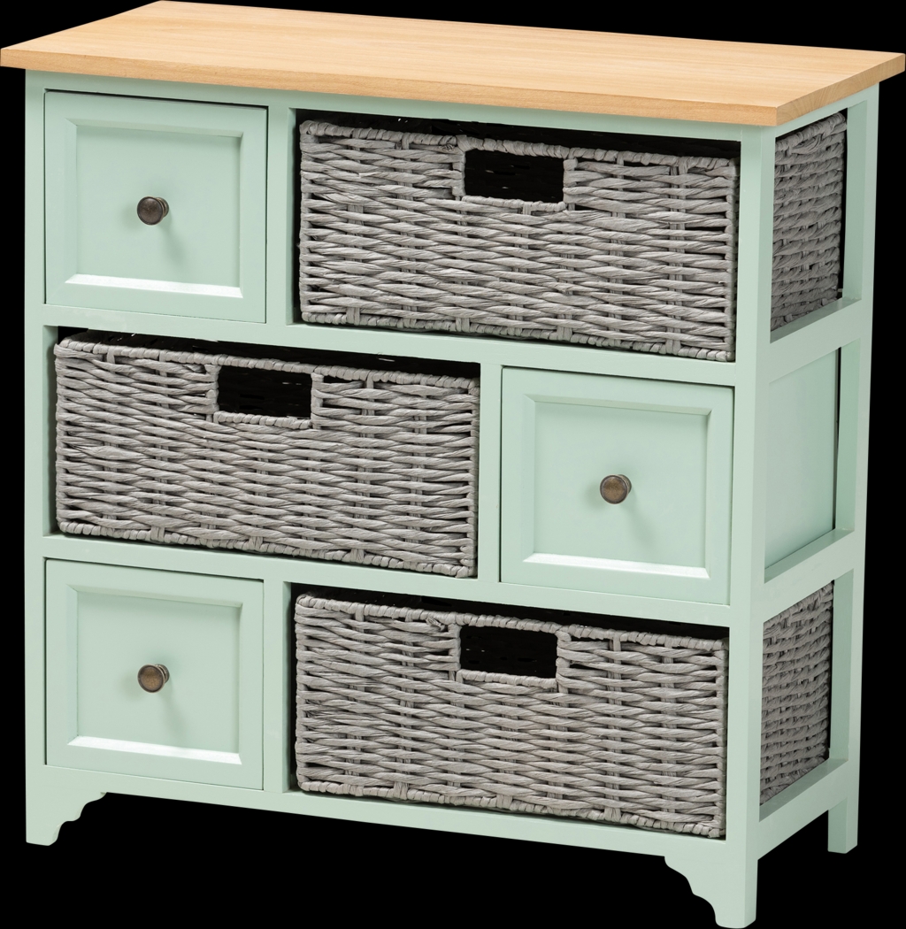 Enderby Mint Green Storage Cabinet - Thumbnail - Image 1