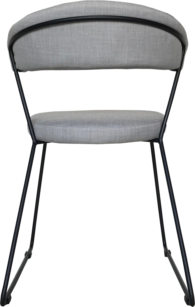 Endire Gray Side Chair, Set of 2 - Thumbnail - Image 5