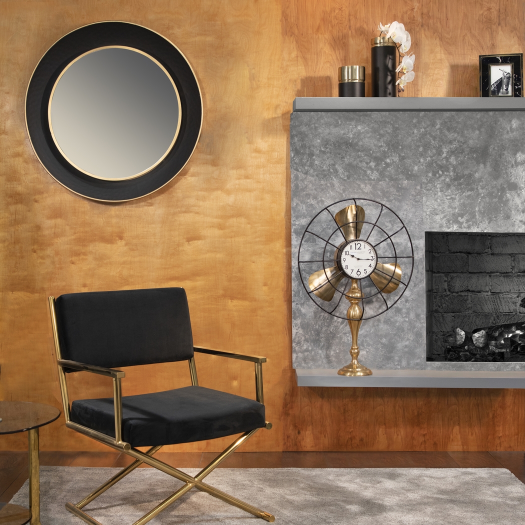 Endley Gold Large Clock - Thumbnail - Image 2