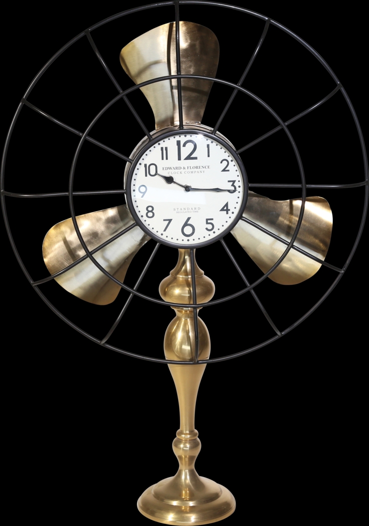 Endley Gold Large Clock - Thumbnail - Image 1
