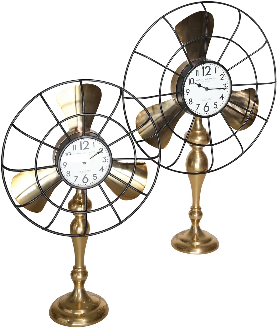 Endley Gold Small Clock - Thumbnail - Image 4