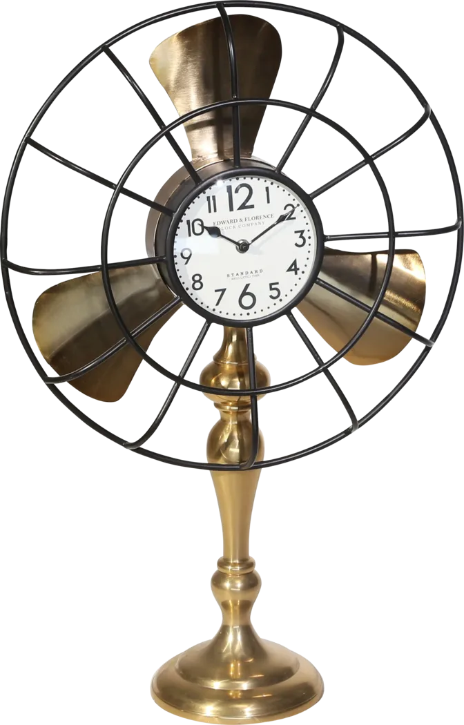Endley Gold Small Clock - Thumbnail - Image 1