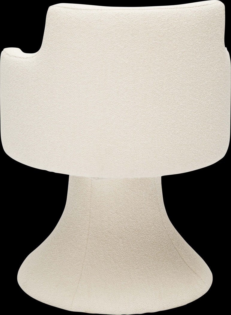 Engberg Cream Swivel Arm Chair - Thumbnail - Image 4