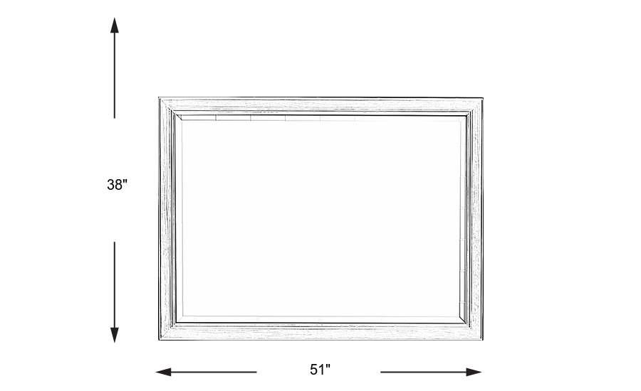 Dimension Image. Please refer to the Dimension Tab on this page for dimension details.