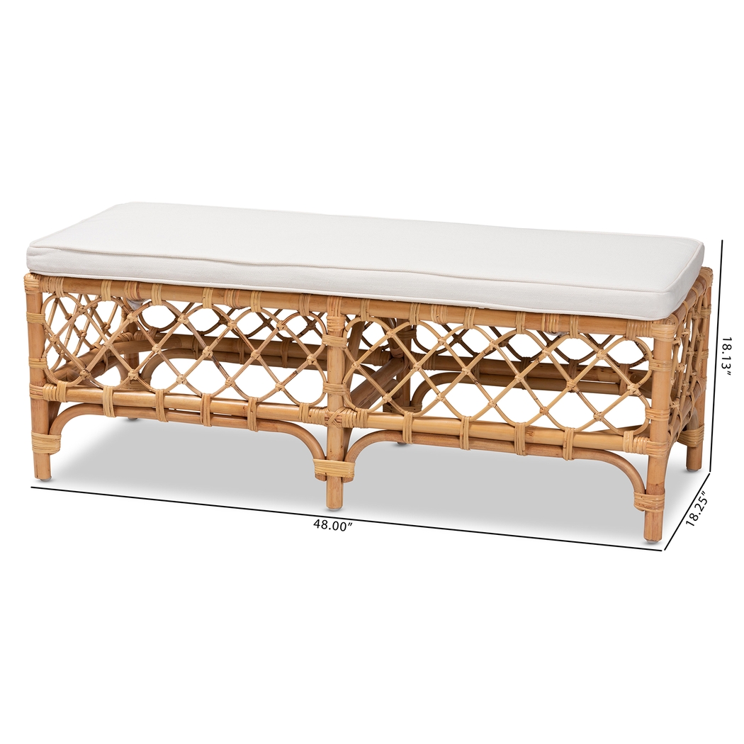 Enilan Natural Accent Bench - Thumbnail - Image 8