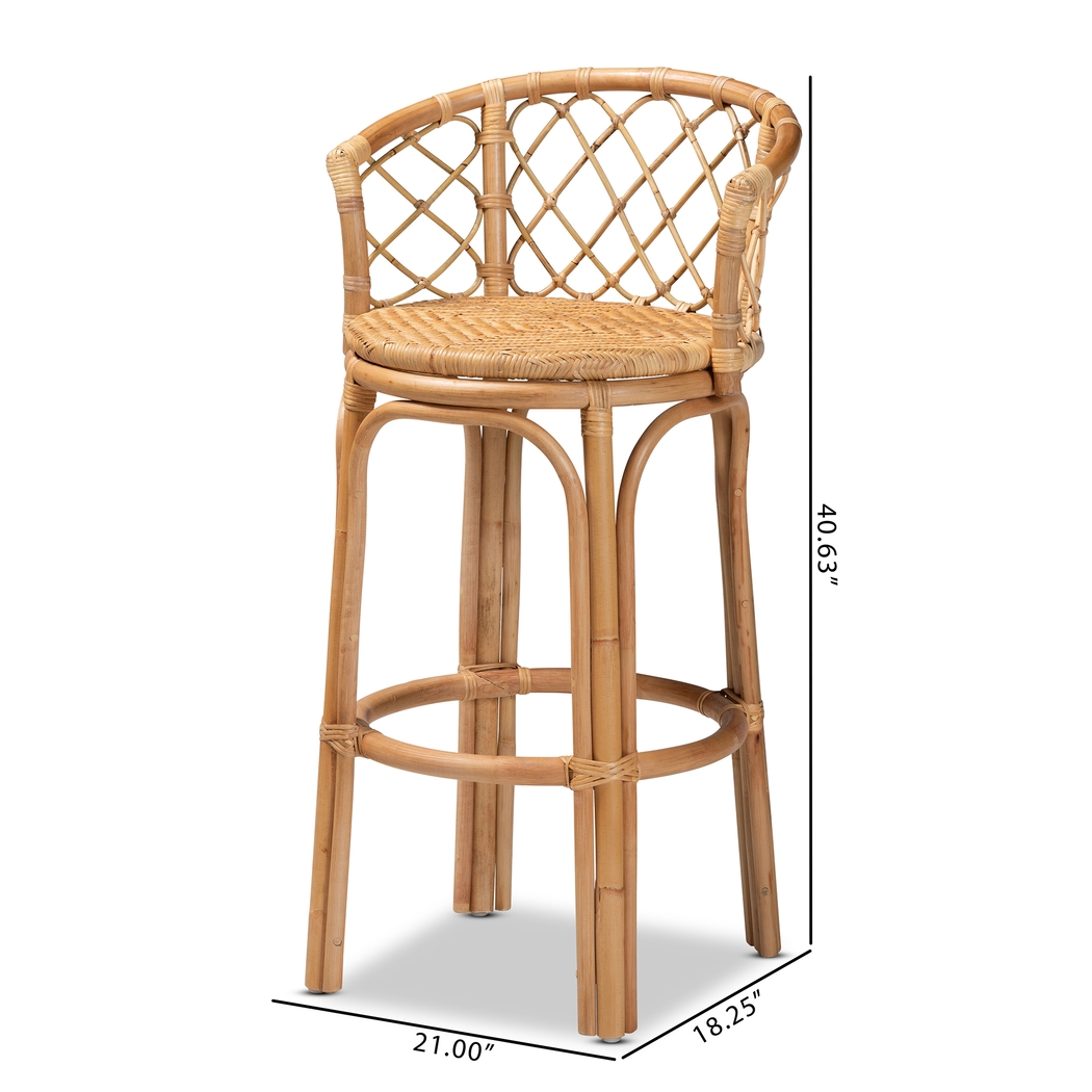 Enilan Natural Barstool - Thumbnail - Image 10