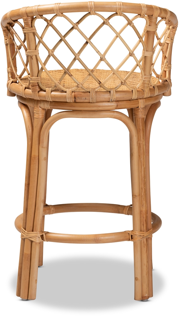 Enilan Natural Counter Height Stool - Thumbnail - Image 2