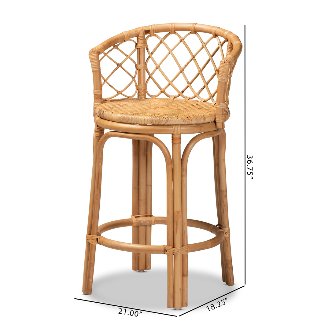 Enilan Natural Counter Height Stool - Thumbnail - Image 10