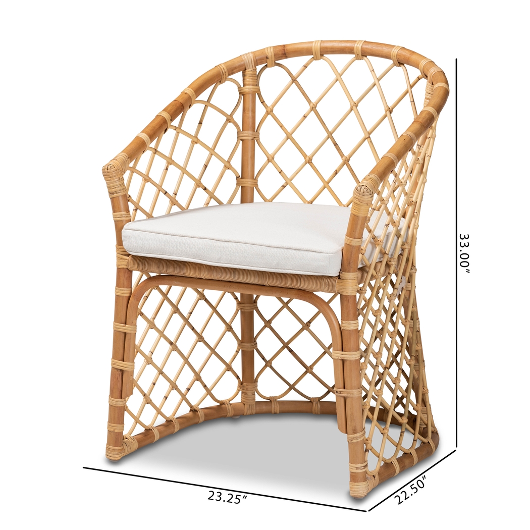 Enilan Natural Dining Chair - Thumbnail - Image 9