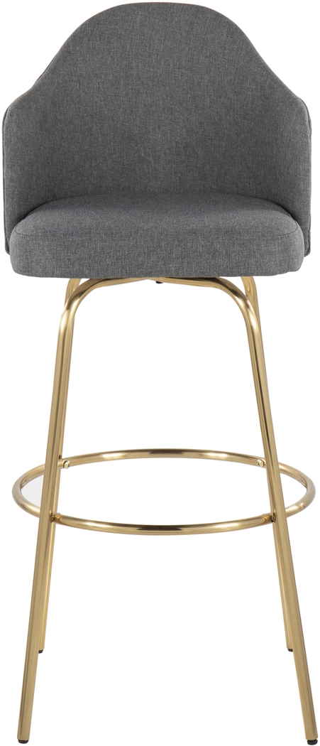 Enilla III Gray Barstool, Set of 2 - Thumbnail - Image 6