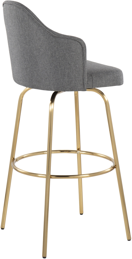 Enilla III Gray Barstool, Set of 2 - Thumbnail - Image 7