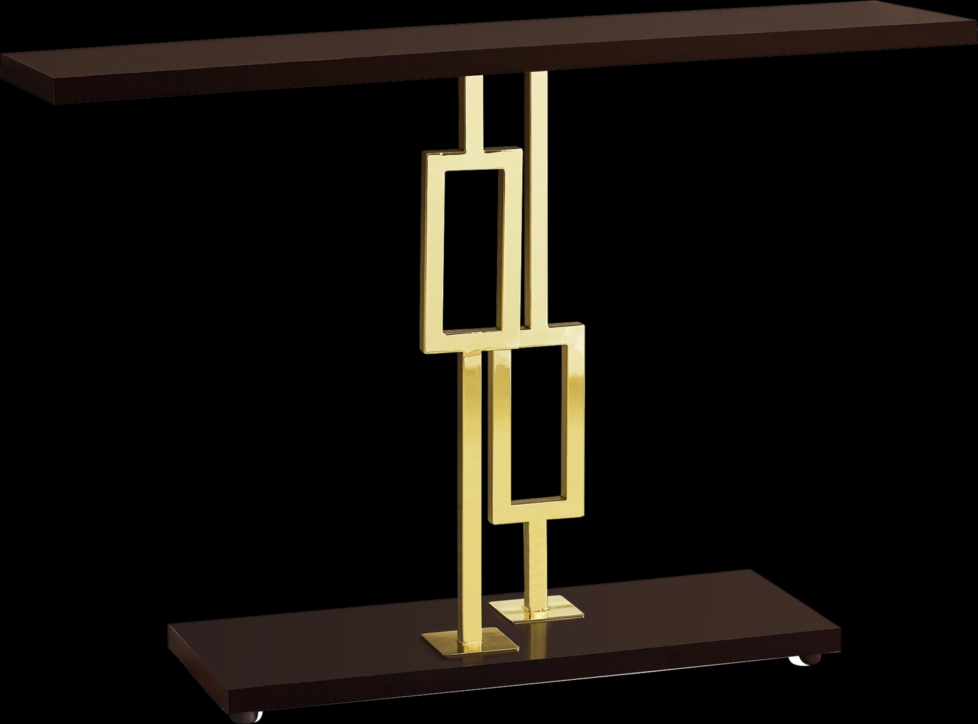 Enloe Cappuccino Console Table - Thumbnail - Image 1