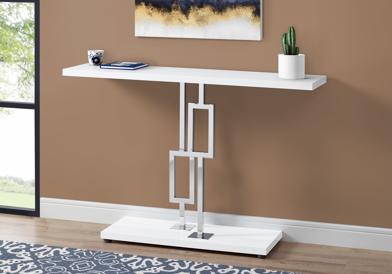 Enloe White Console Table - Thumbnail - Image 2