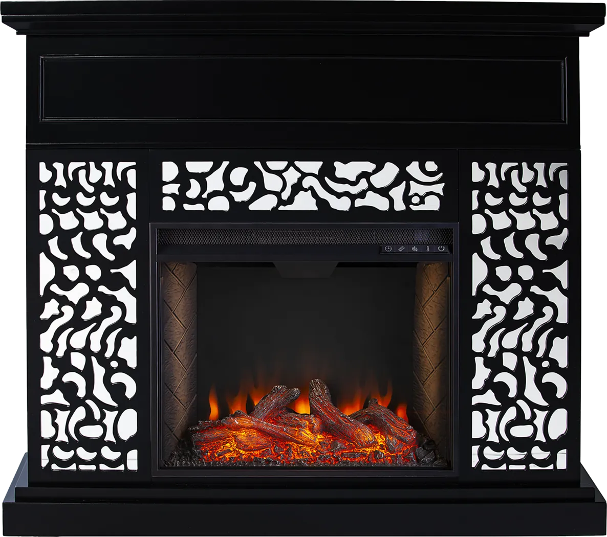 Ennismore III Black 45 in. Console, With Smart Electric Fireplace - Image 5