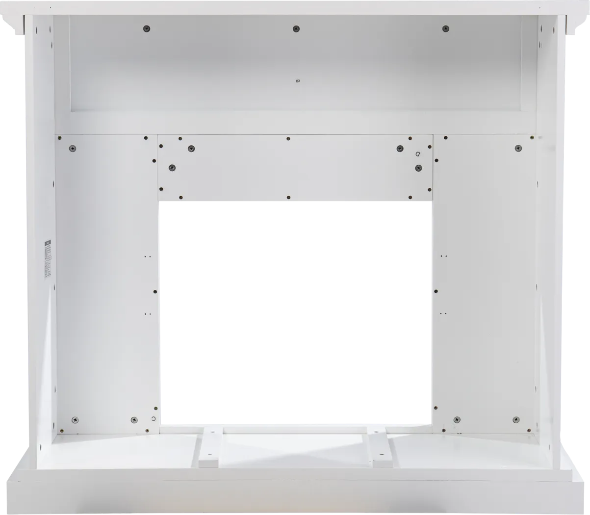 Ennismore III White 46 in. Console, With Smart Electric Fireplace - Thumbnail - Image 2