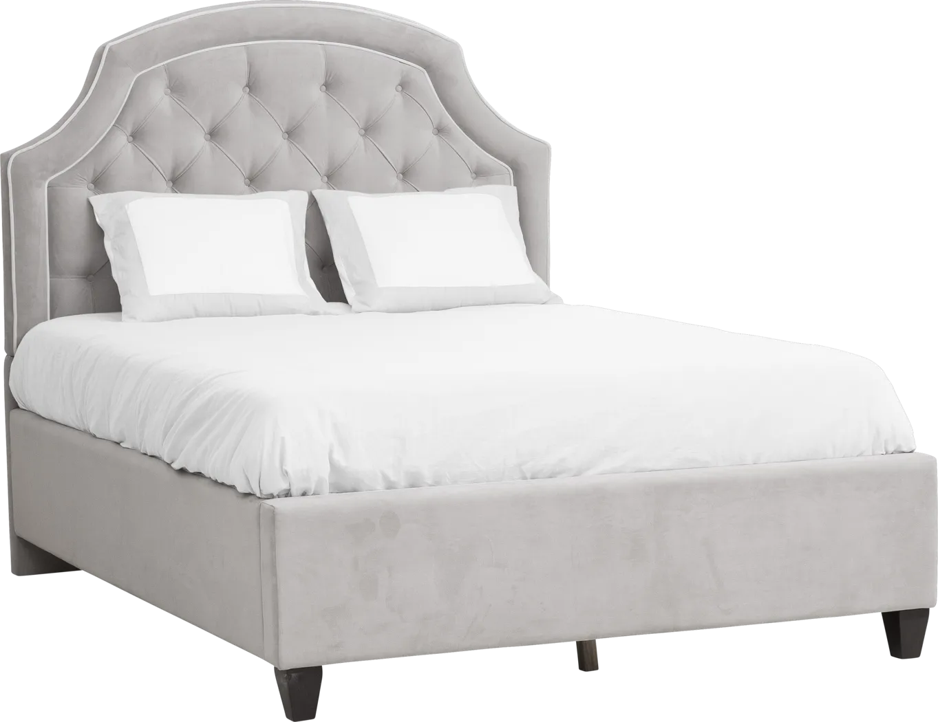 Enoch Gray Queen Bed - Thumbnail - Image 2