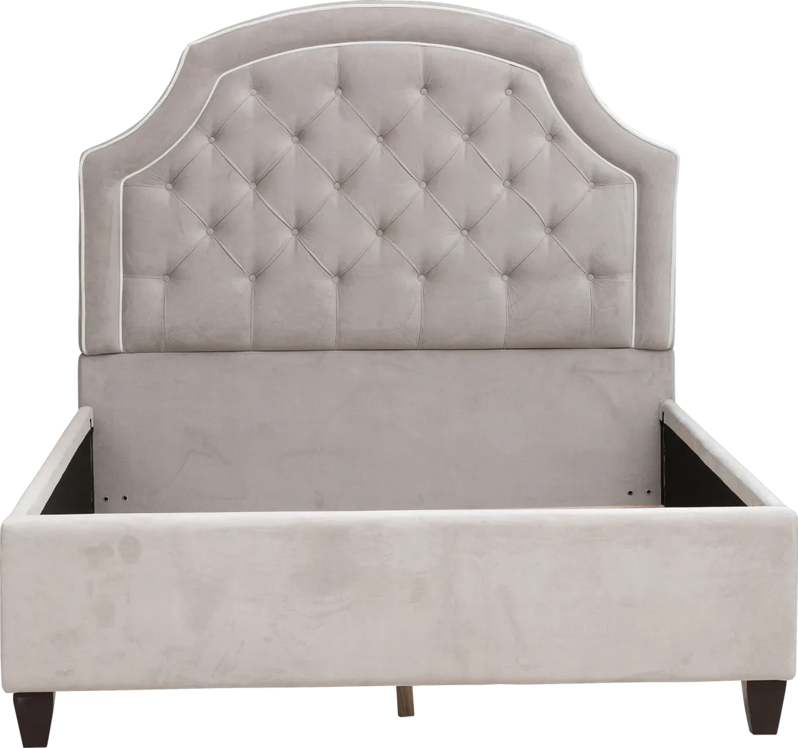 Enoch Gray Queen Bed - Thumbnail - Image 4