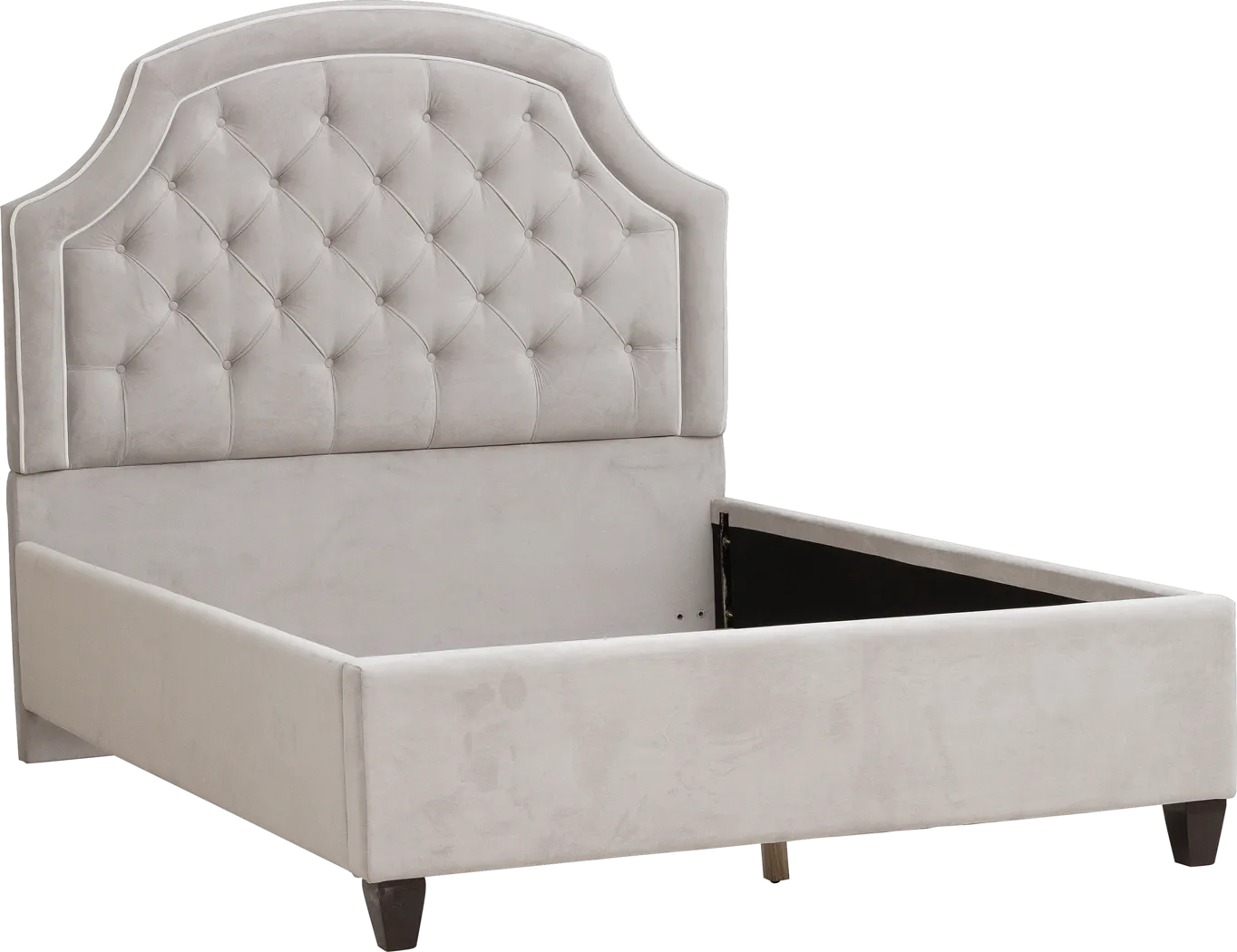 Enoch Gray Queen Bed - Thumbnail - Image 5