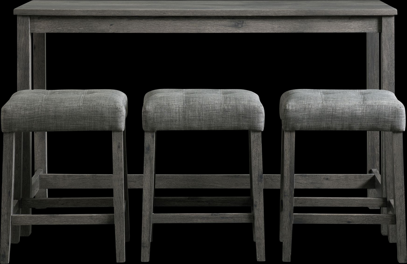 Enoka Charcoal 3 Pc Dining Table Set - Thumbnail - Image 2