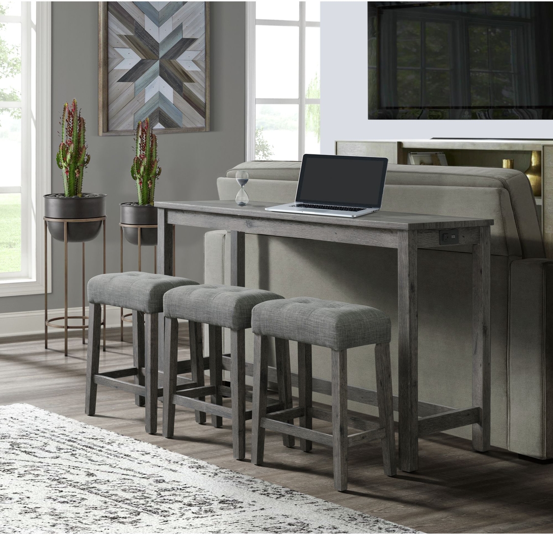 Enoka Charcoal 3 Pc Dining Table Set - Thumbnail - Image 13